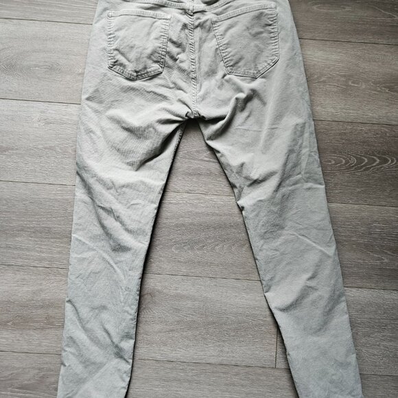 Uniqlo Beige Corduroy drawstring men's pants size L - Picture 6 of 7